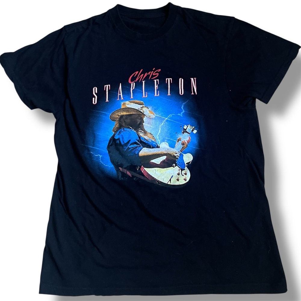 Chris Stapleton Black Graphic‎ Tee - Short Sleeve